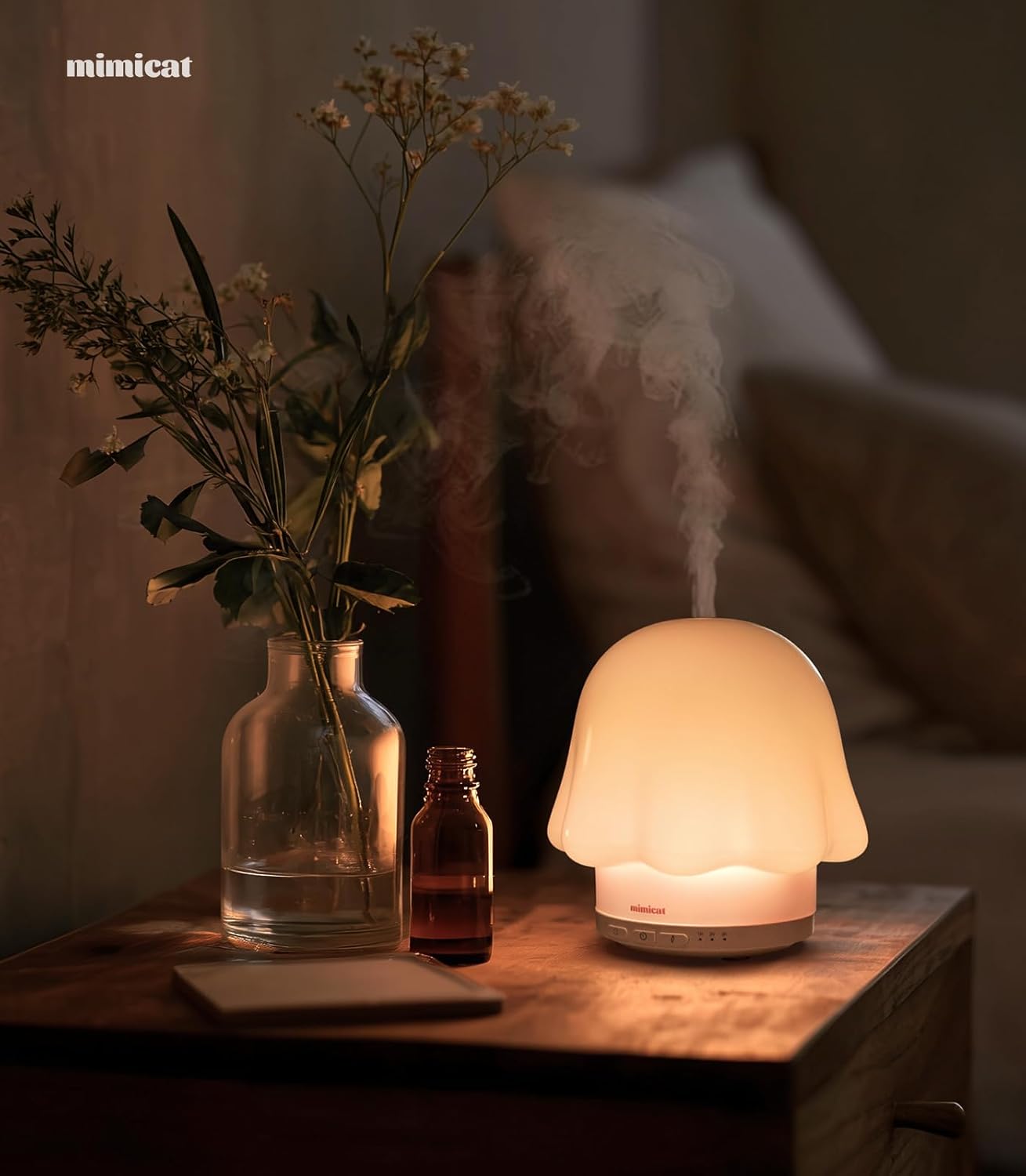 Bellflower Glass Diffuser — Petal Pink