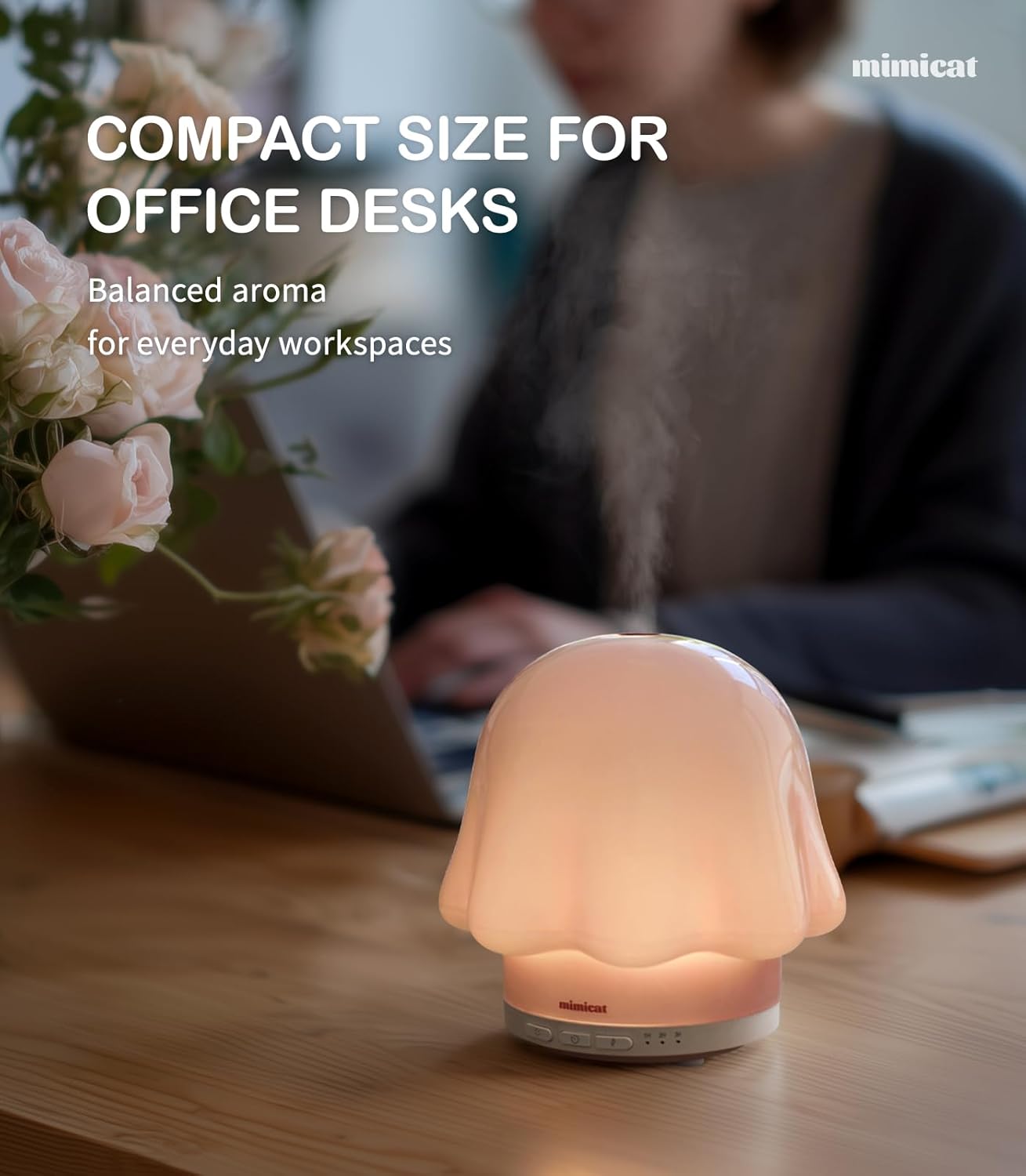 Bellflower Glass Diffuser — Petal Pink