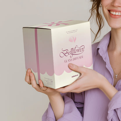 Bellflower Glass Diffuser-petal pink