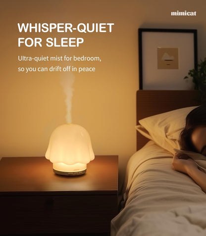 Bellflower Glass Diffuser — Cream White