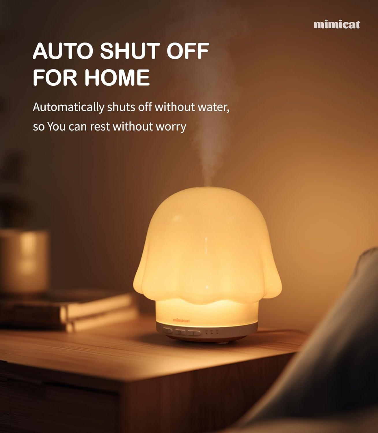 Bellflower Glass Diffuser — Cream White