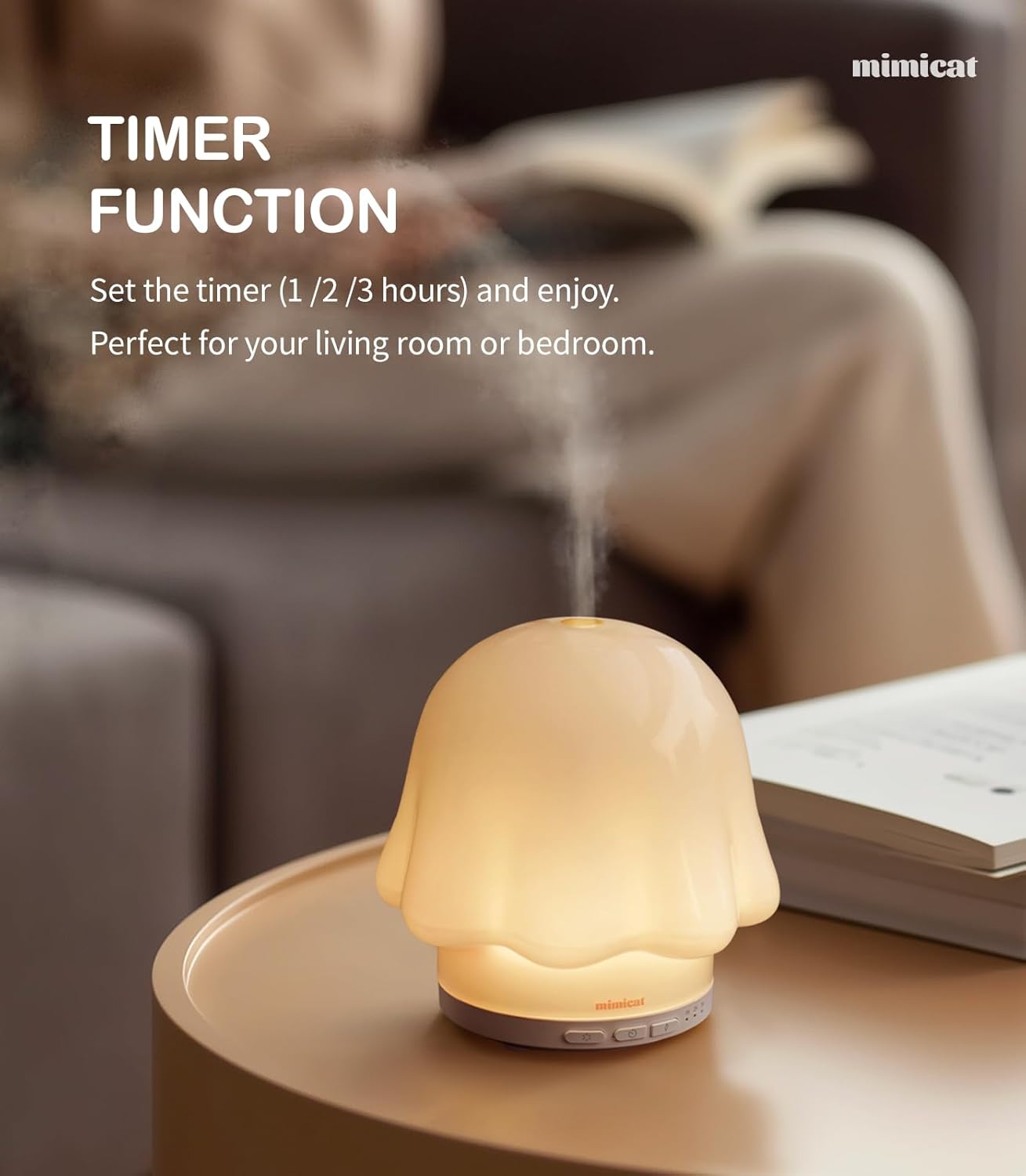 Bellflower Glass Diffuser — Cream White