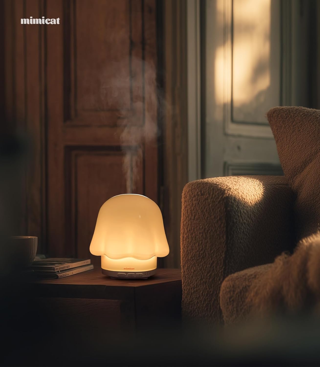 Bellflower Glass Diffuser — Cream White